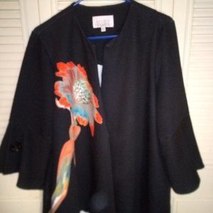 Studio Nouveau XL snap front jacket EUC